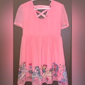Dolls Kill Pink Pony Mini Dress